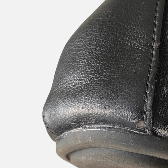 Gucci Black Canvas Leather Loafers Bow with Bees Women's Sz 39 Designer Luxury - Picture 13 of 13